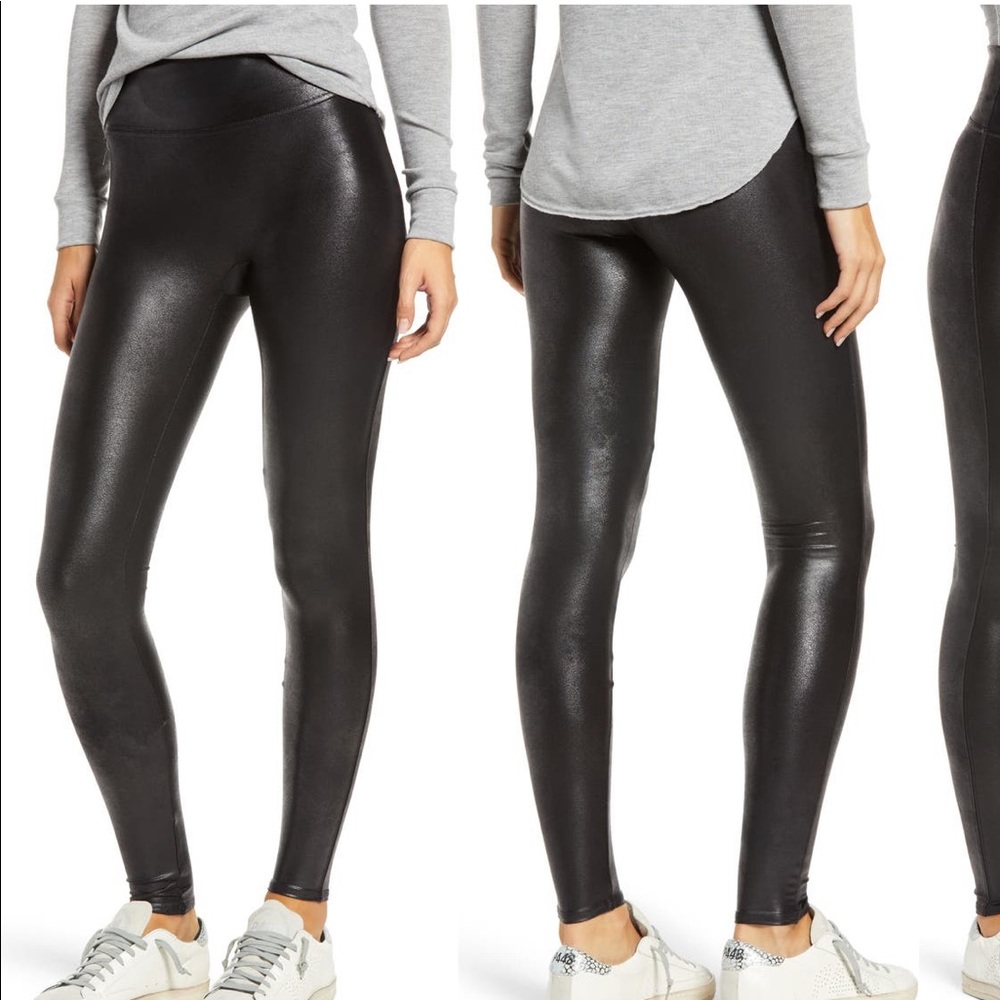 Spanx faux leather leggings